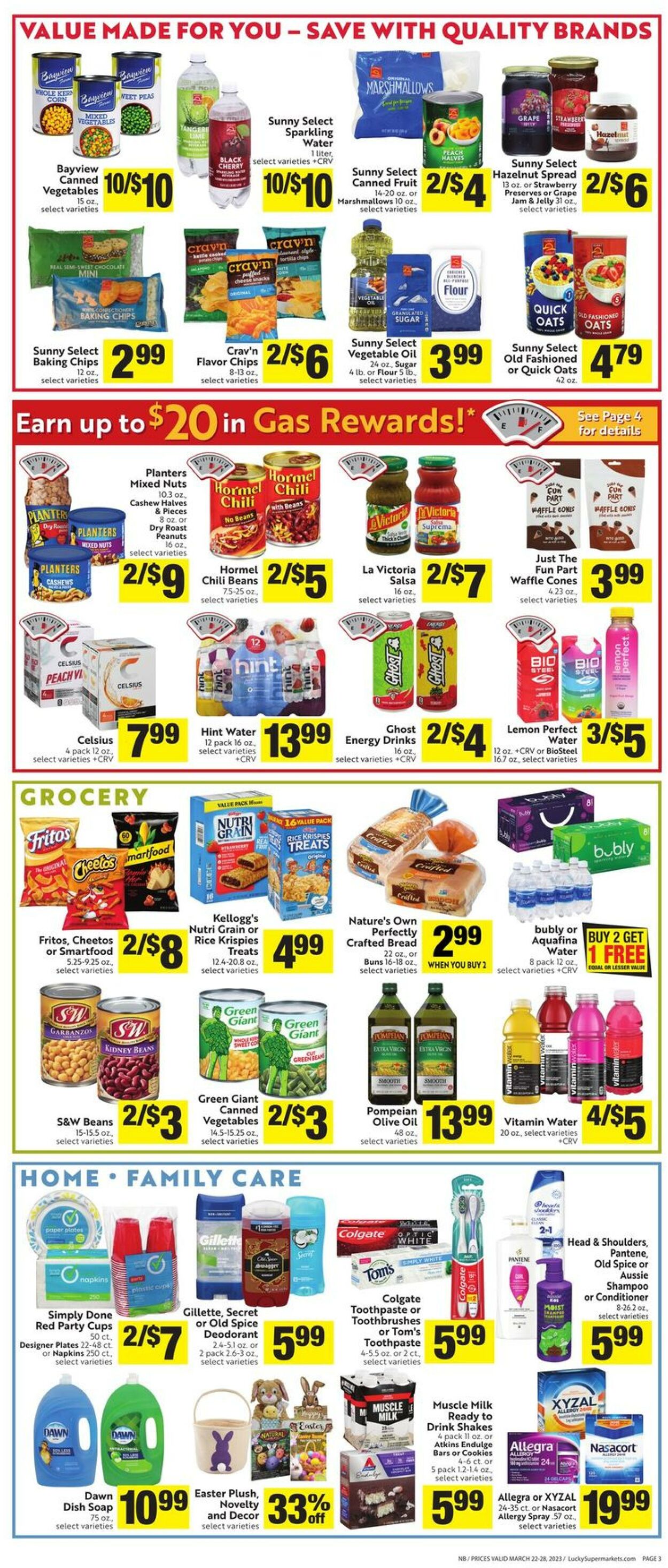 Weekly ad Lucky Supermarkets 03/22/2023 - 03/28/2023