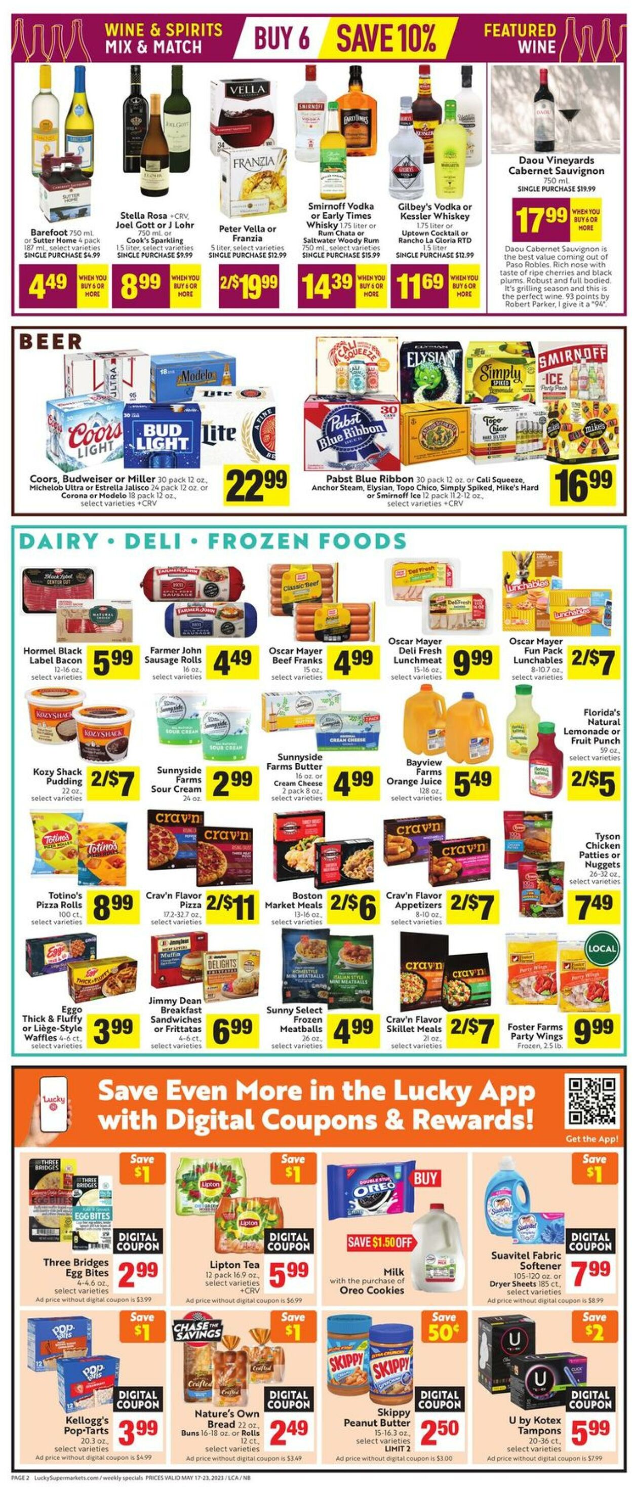 Weekly ad Lucky Supermarkets 05/17/2023 - 05/23/2023