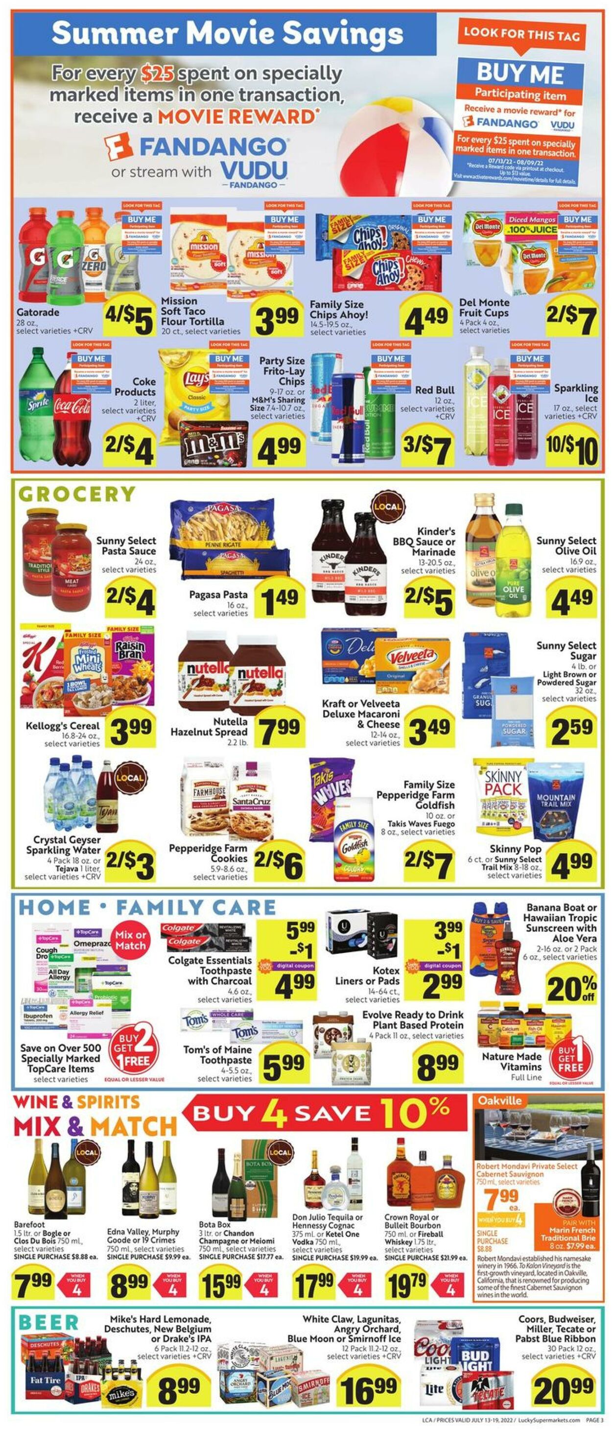 Weekly ad Lucky Supermarkets 07/13/2022 - 07/19/2022