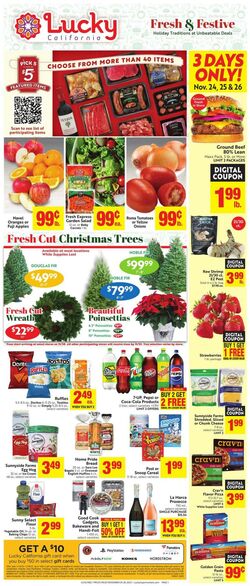 Weekly ad Lucky Supermarkets 11/24/2023 - 11/28/2023