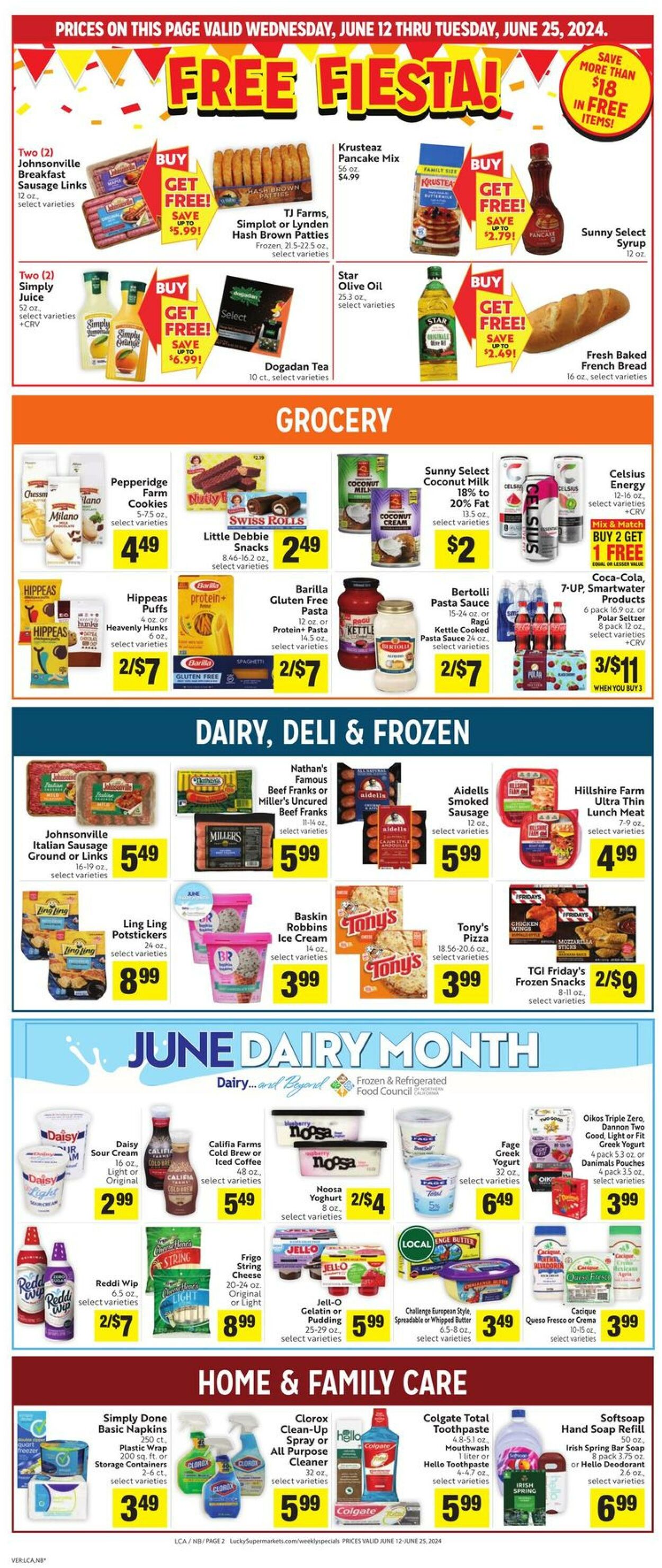 Weekly ad Lucky Supermarkets 06/12/2024 - 06/18/2024