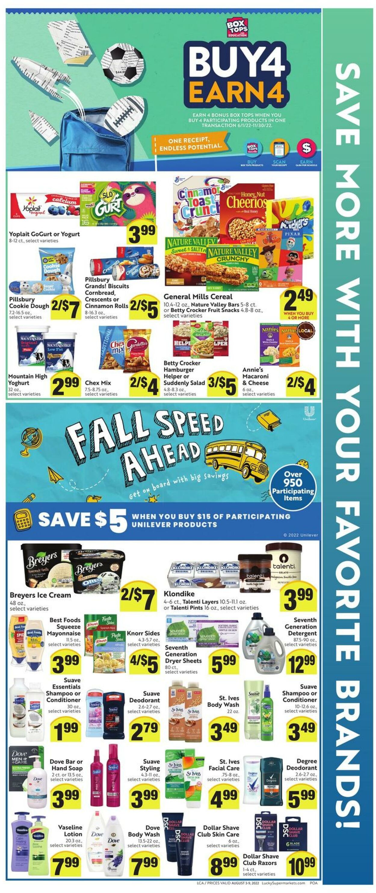 Weekly ad Lucky Supermarkets 08/03/2022 - 08/09/2022