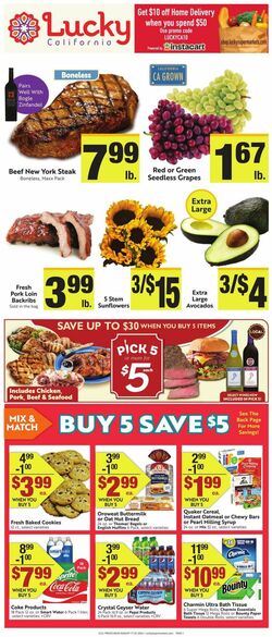 Weekly ad Lucky Supermarkets 08/17/2022-08/23/2022