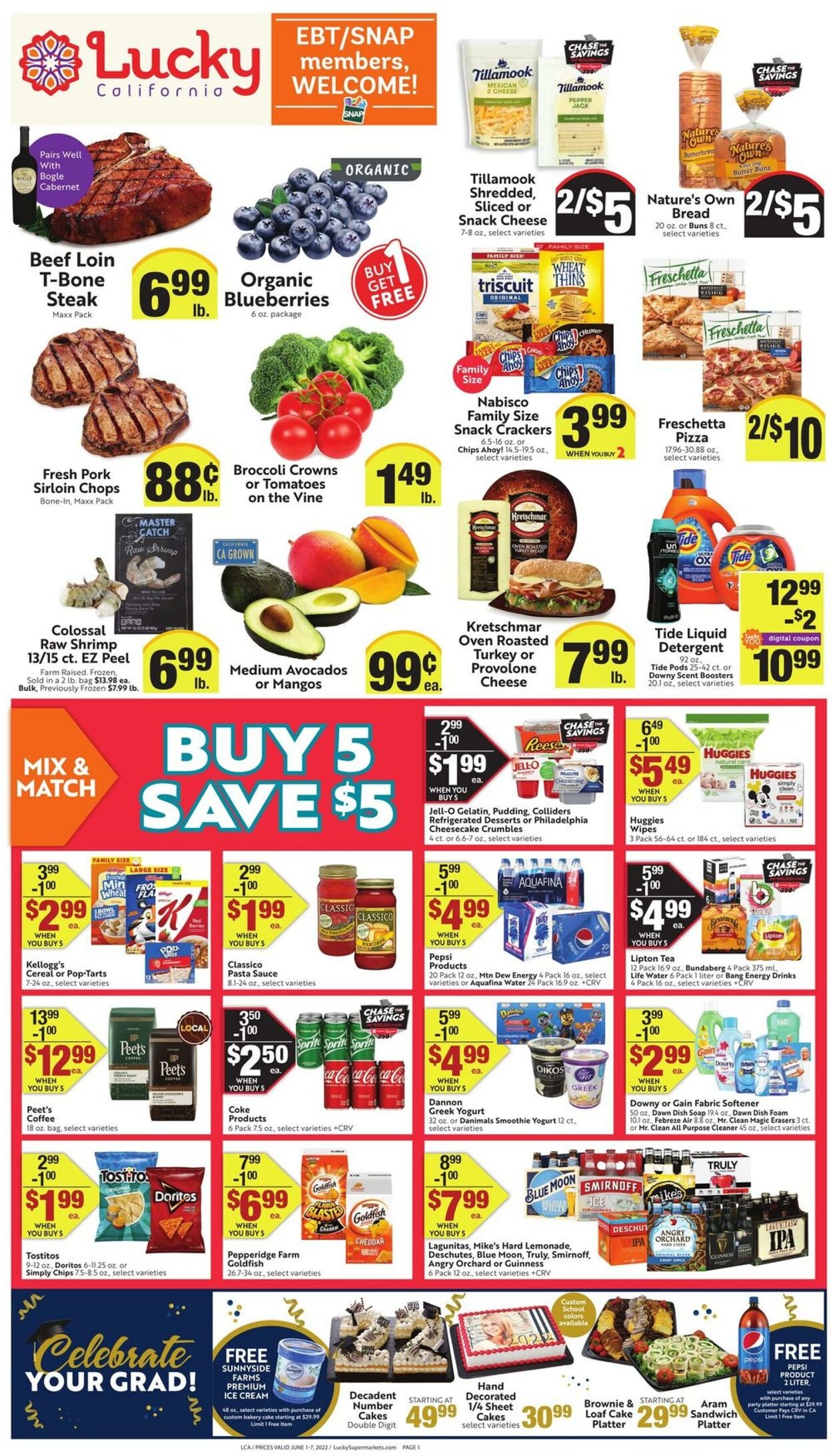 Weekly ad Lucky Supermarkets 06/01/2022-06/07/2022