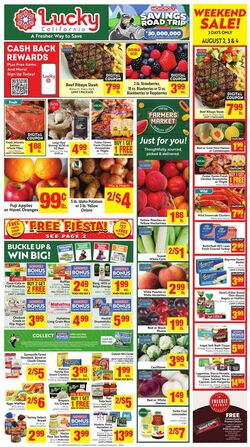 Weekly ad Lucky Supermarkets 07/10/2024 - 08/06/2024