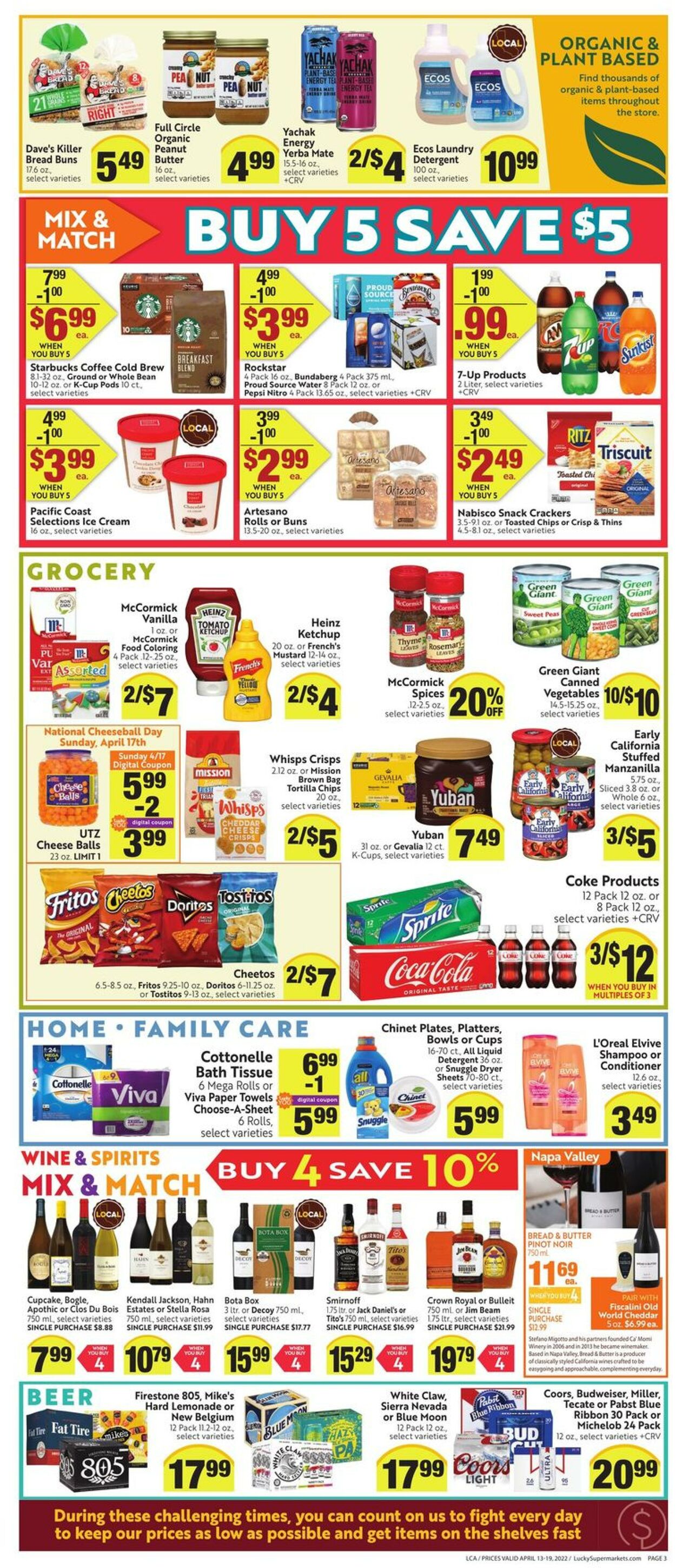 Weekly ad Lucky Supermarkets 04/13/2022 - 04/19/2022