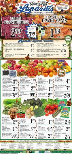 Weekly ad Lunardi's Market 11/22/2022-11/28/2022