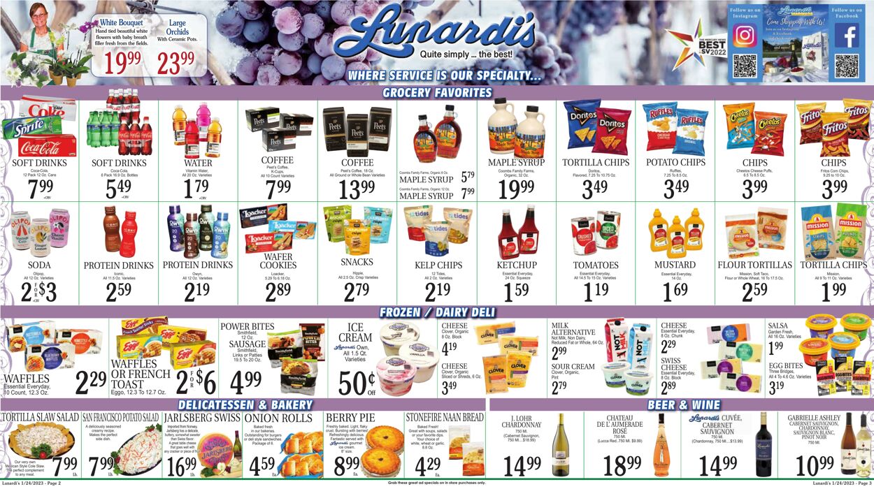 Weekly ad Lunardi's Market 01/24/2023 - 01/30/2023
