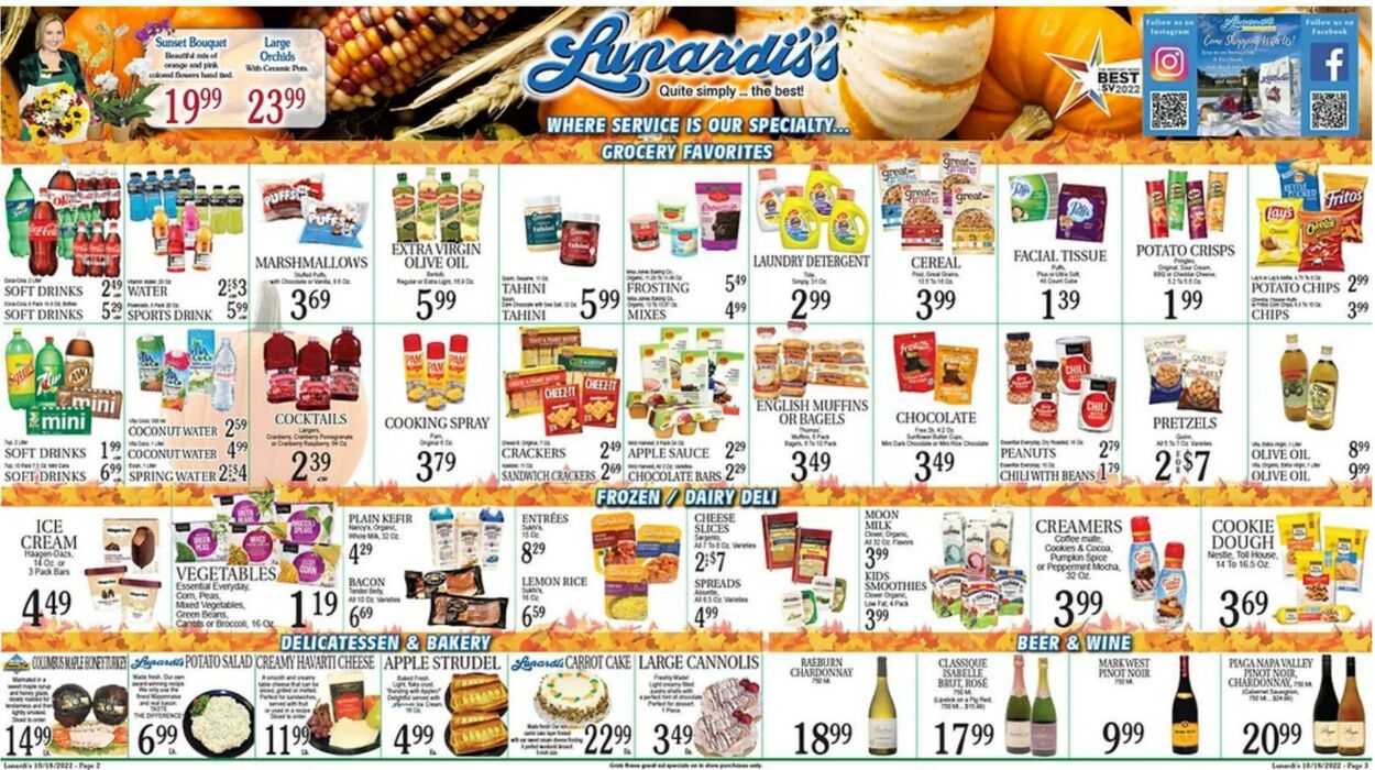 Weekly ad Lunardi's Market 10/18/2022 - 10/24/2022