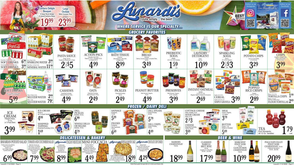 Weekly ad Lunardi's Market 07/12/2022 - 07/18/2022