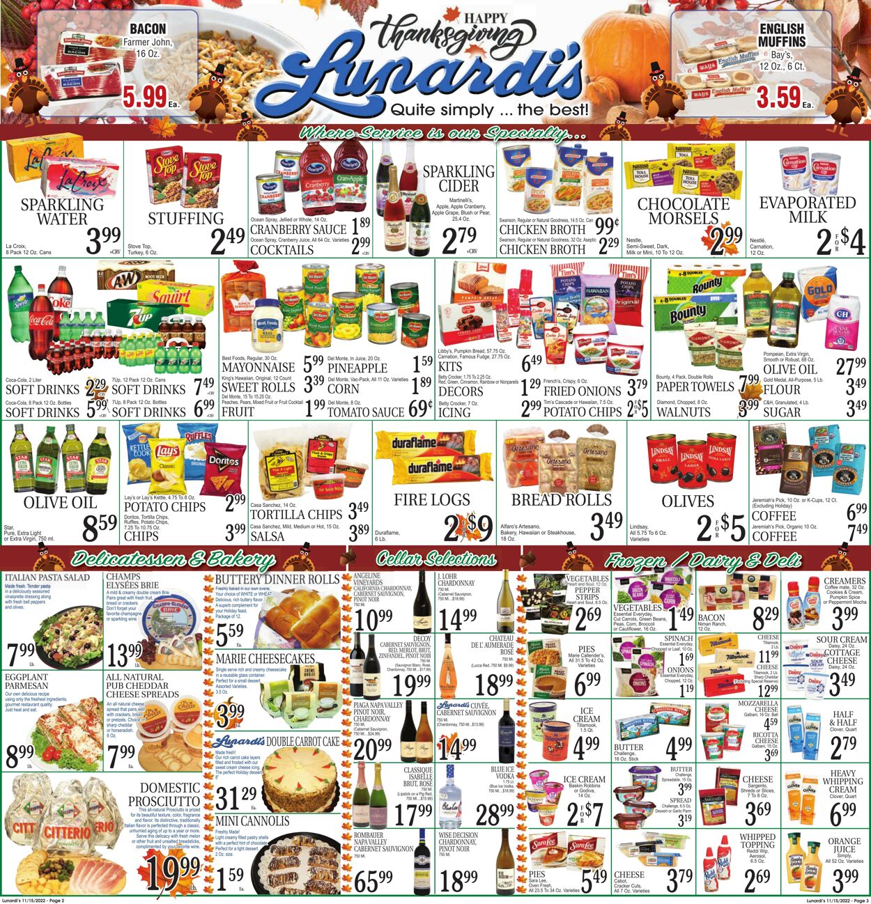 Weekly ad Lunardi's Market 11/15/2022 - 11/21/2022