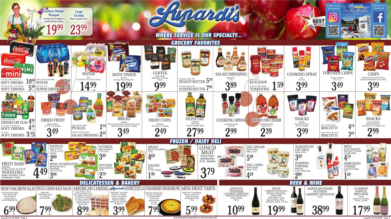 Weekly ad Lunardi's Market 08/16/2022 - 08/24/2022