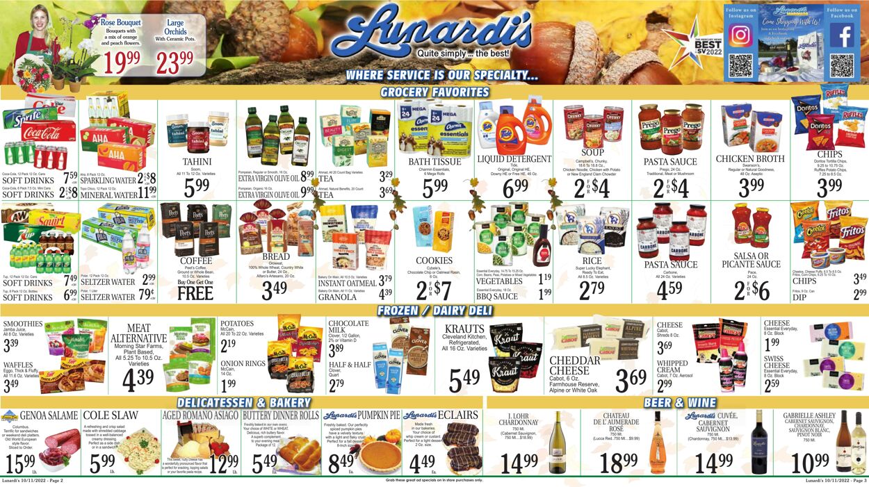 Weekly ad Lunardi's Market 10/11/2022 - 10/17/2022