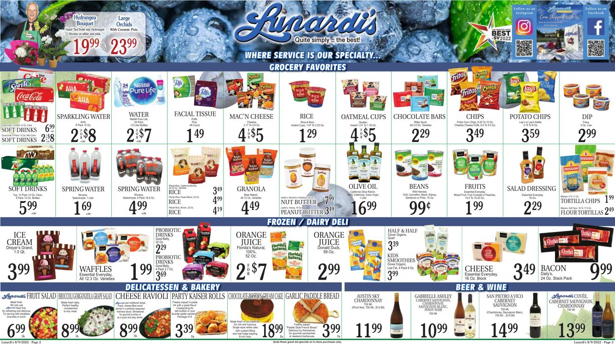 Weekly ad Lunardi's Market 08/10/2022 - 08/16/2022