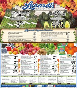 Weekly ad Lunardi's Market 10/05/2022-10/11/2022