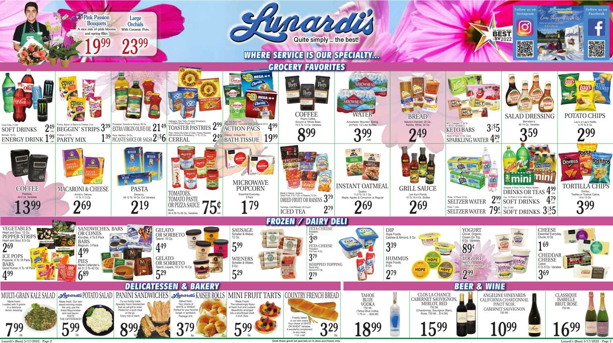 Weekly ad Lunardi's Market 05/17/2022 - 05/23/2022