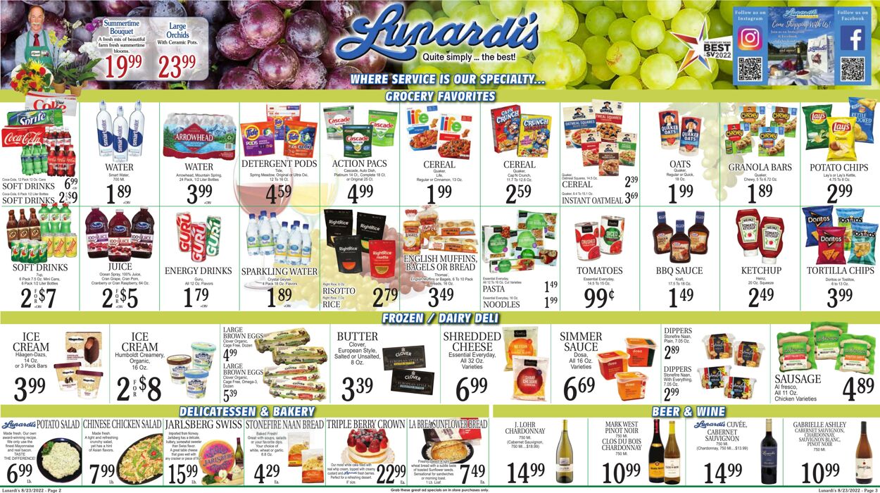 Weekly ad Lunardi's Market 08/23/2022 - 08/29/2022