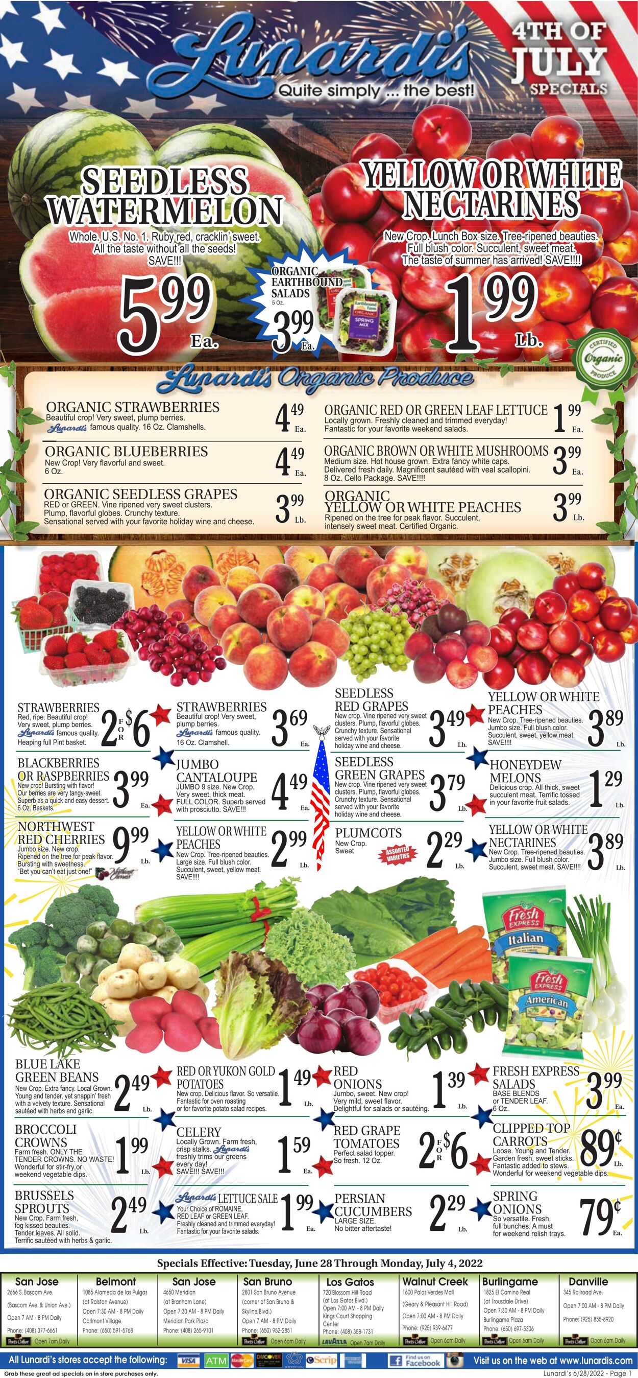 Weekly ad Lunardi's Market 06/28/2022 - 07/04/2022