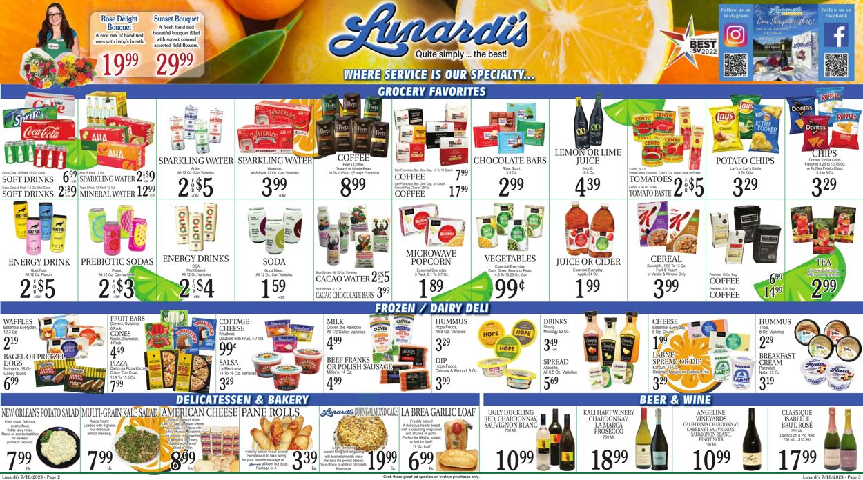 Weekly ad Lunardi's Market 07/18/2023 - 07/24/2023