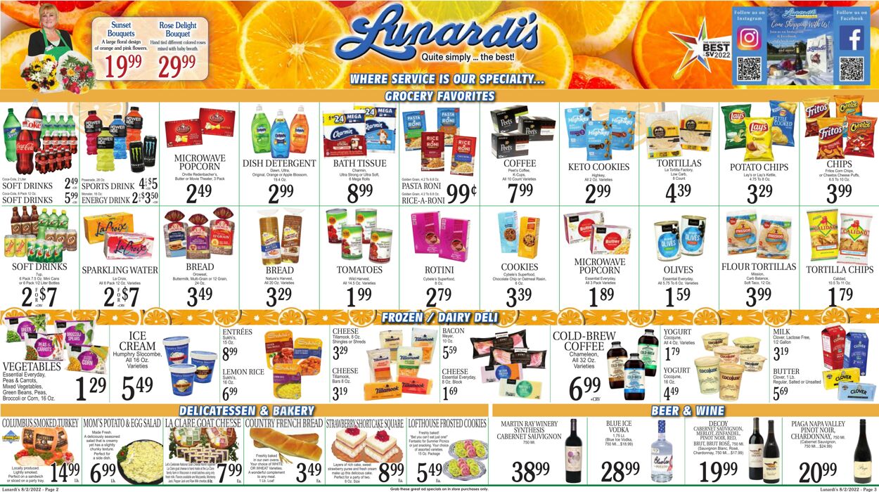 Weekly ad Lunardi's Market 08/02/2022 - 08/08/2022