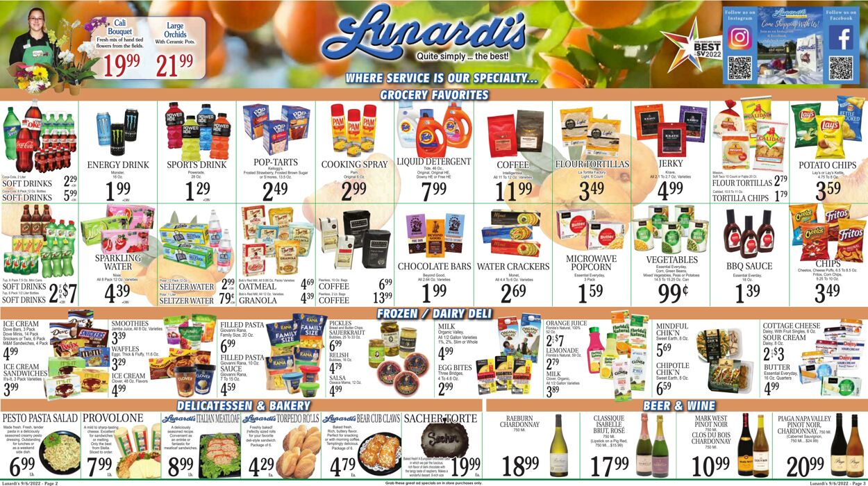 Weekly ad Lunardi's Market 09/06/2022 - 09/12/2022