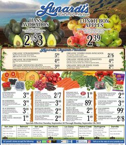 Weekly ad Lunardi's Market 09/20/2022-09/26/2022