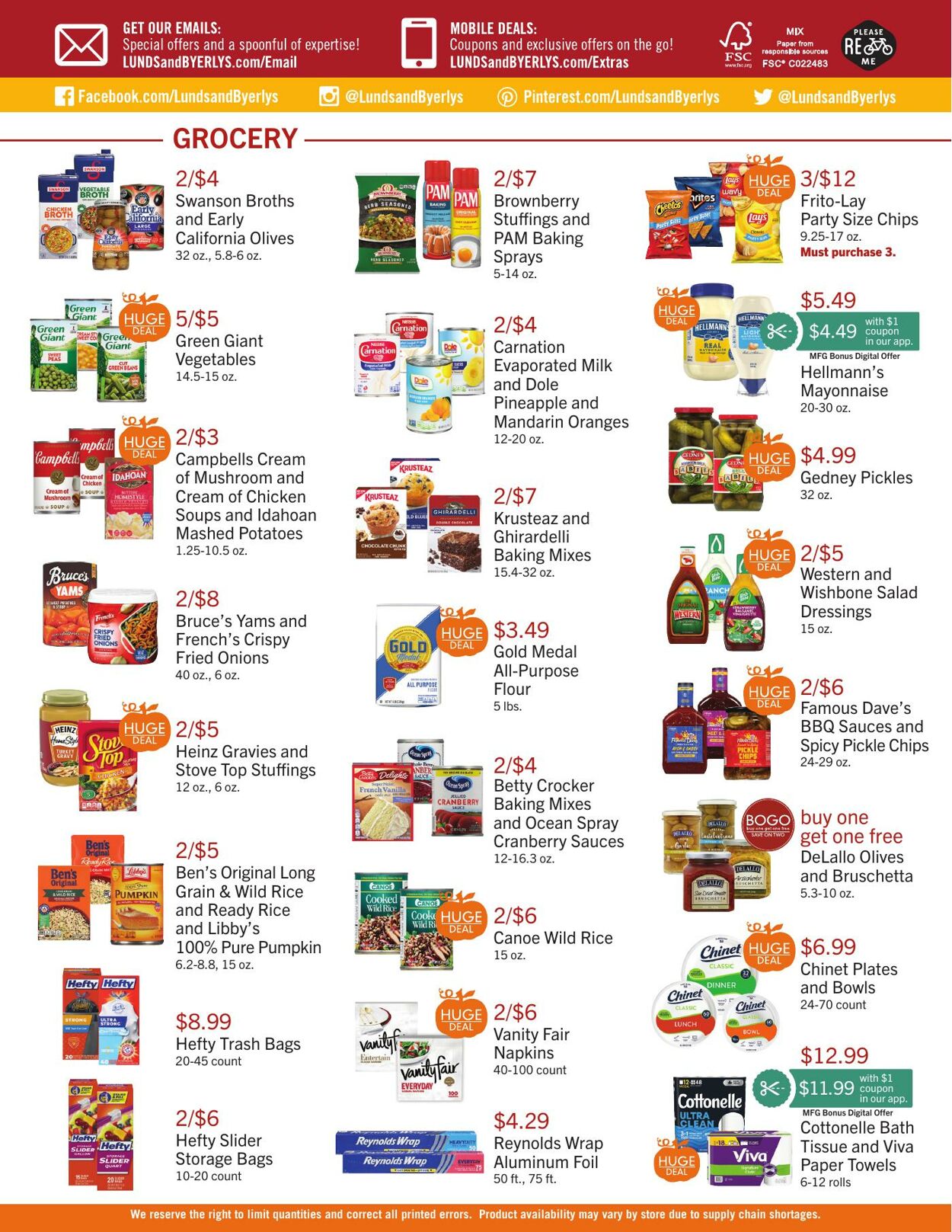 Weekly ad Lunds & Byerlys 11/16/2023 - 11/22/2023