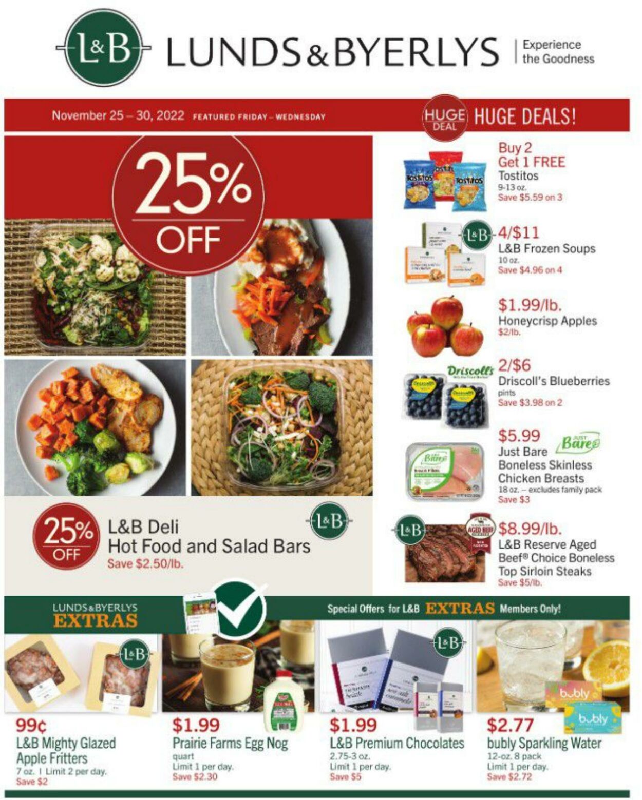 Weekly ad Lunds & Byerlys 11/25/2022 - 11/30/2022