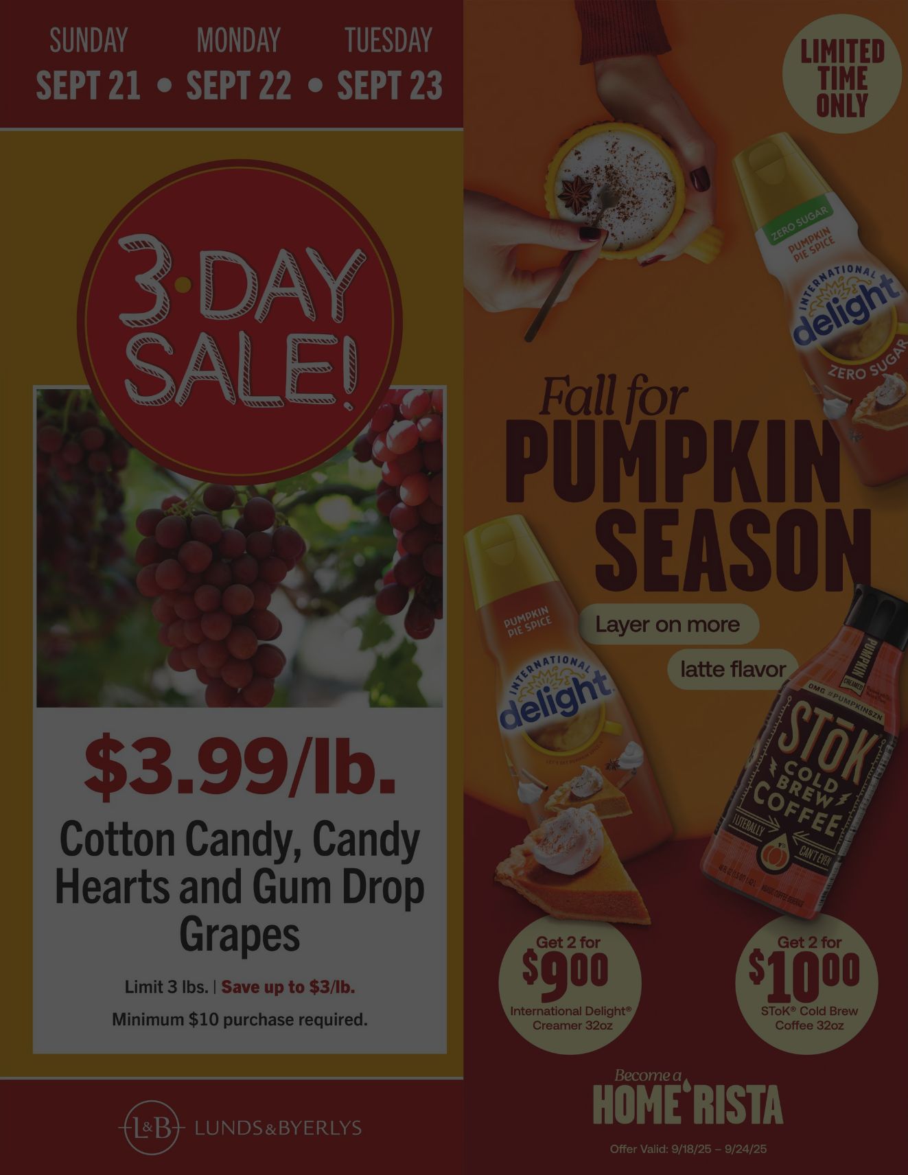 Weekly ad Lunds & Byerlys 09/19/2025 - 10/03/2025