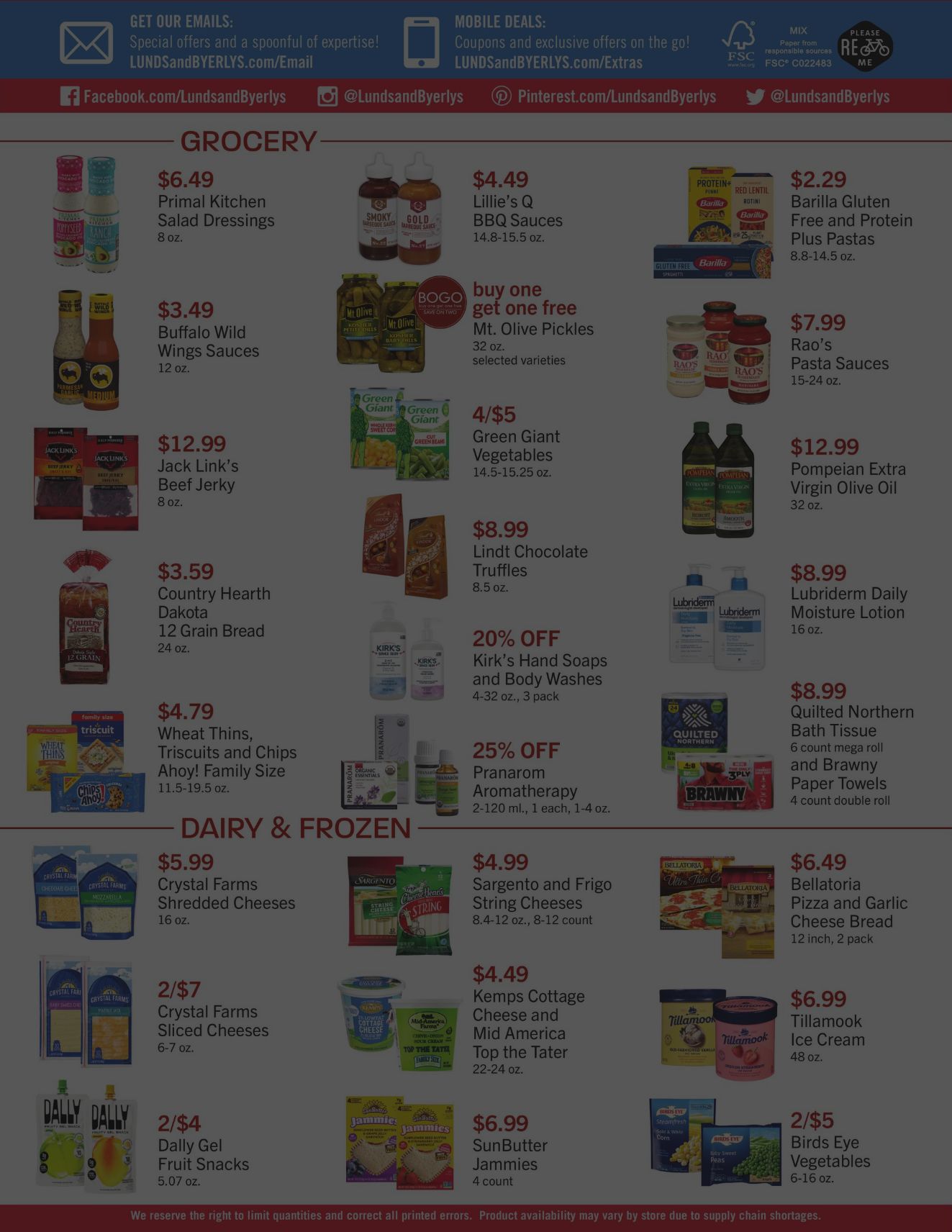 Weekly ad Lunds & Byerlys 09/19/2025 - 10/03/2025