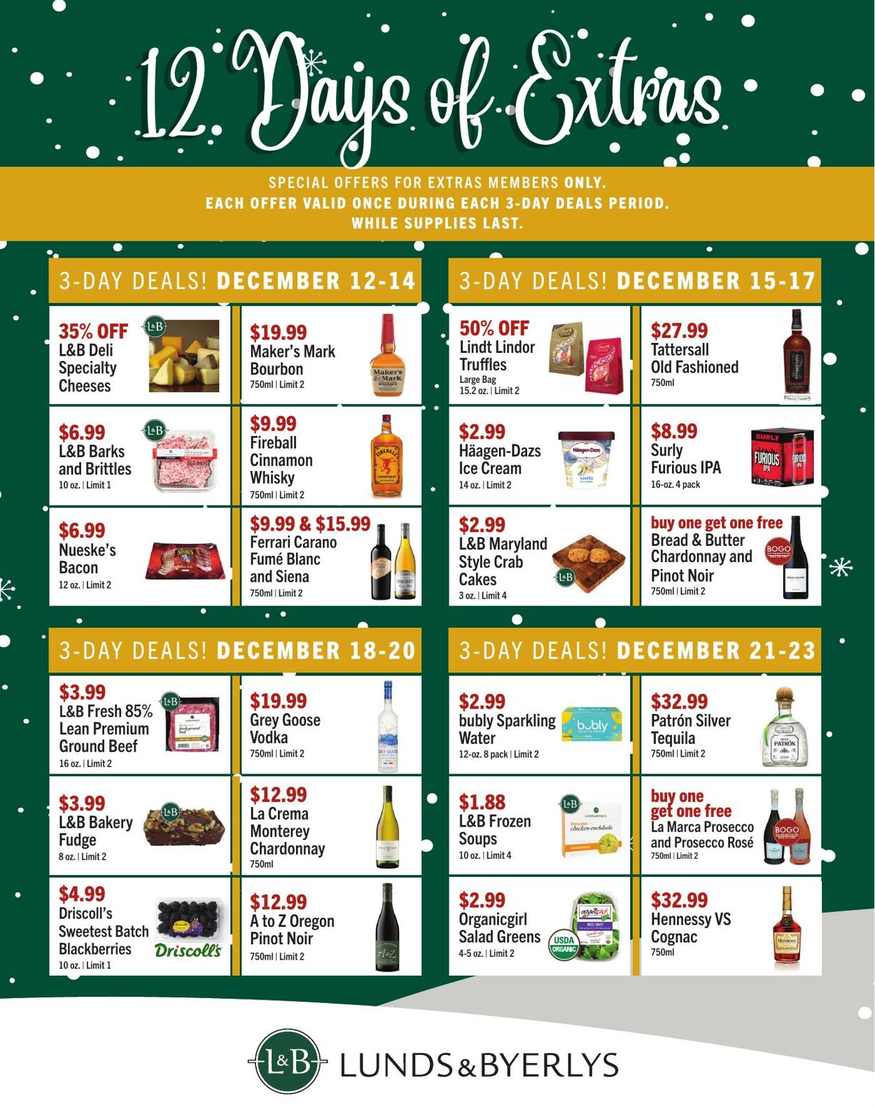 Weekly ad Lunds & Byerlys 12/14/2023 - 12/24/2023