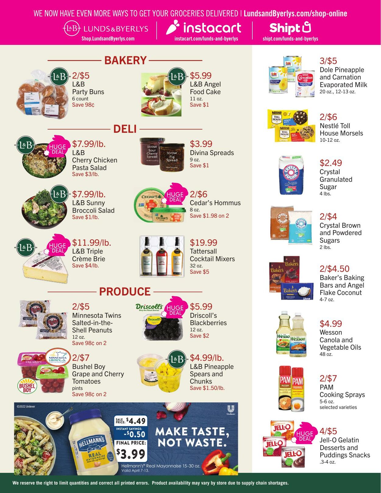 Weekly ad Lunds & Byerlys 04/07/2022 - 04/13/2022