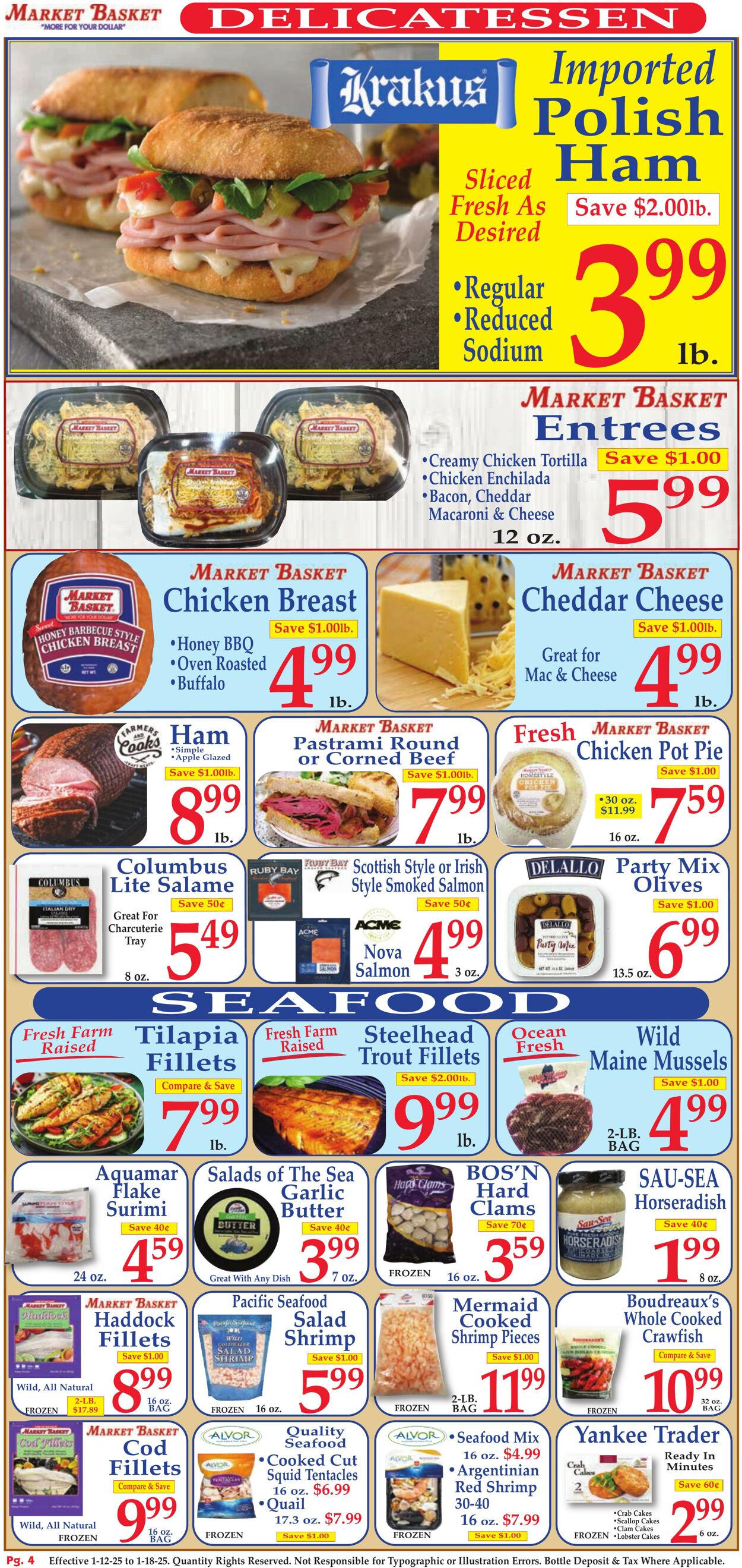 Weekly ad Market Basket 01/12/2025 - 01/18/2025