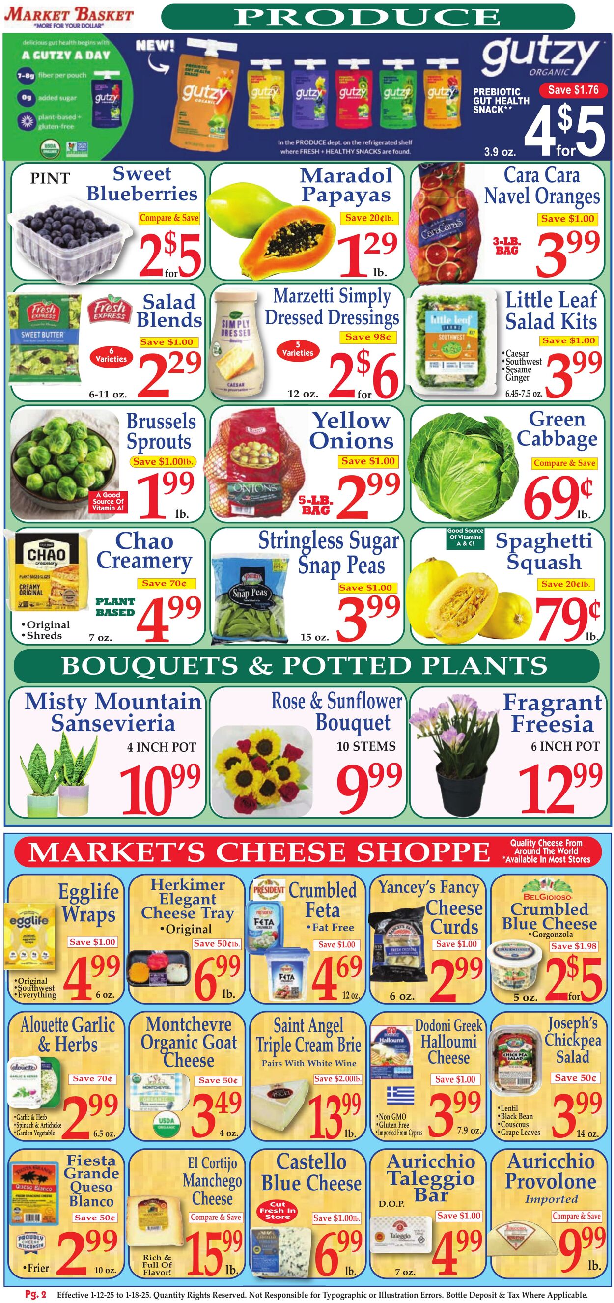 Weekly ad Market Basket 01/12/2025 - 01/18/2025