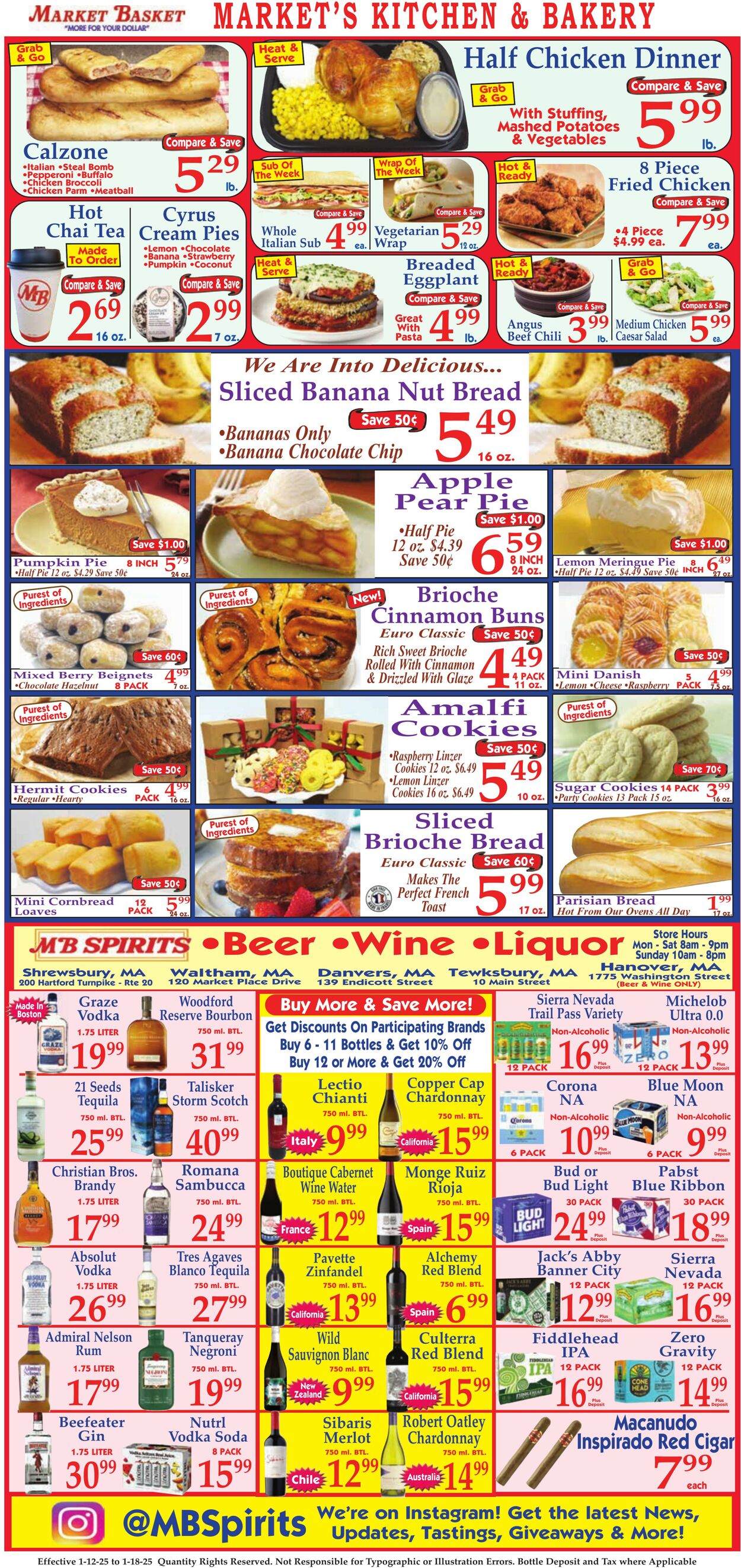 Weekly ad Market Basket 01/12/2025 - 01/18/2025