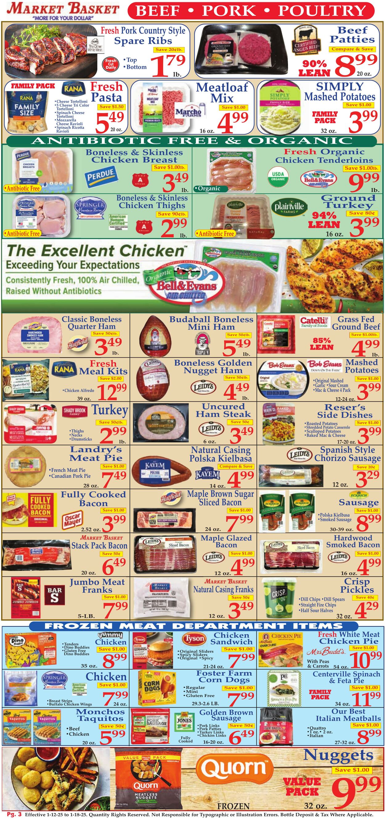 Weekly ad Market Basket 01/12/2025 - 01/18/2025