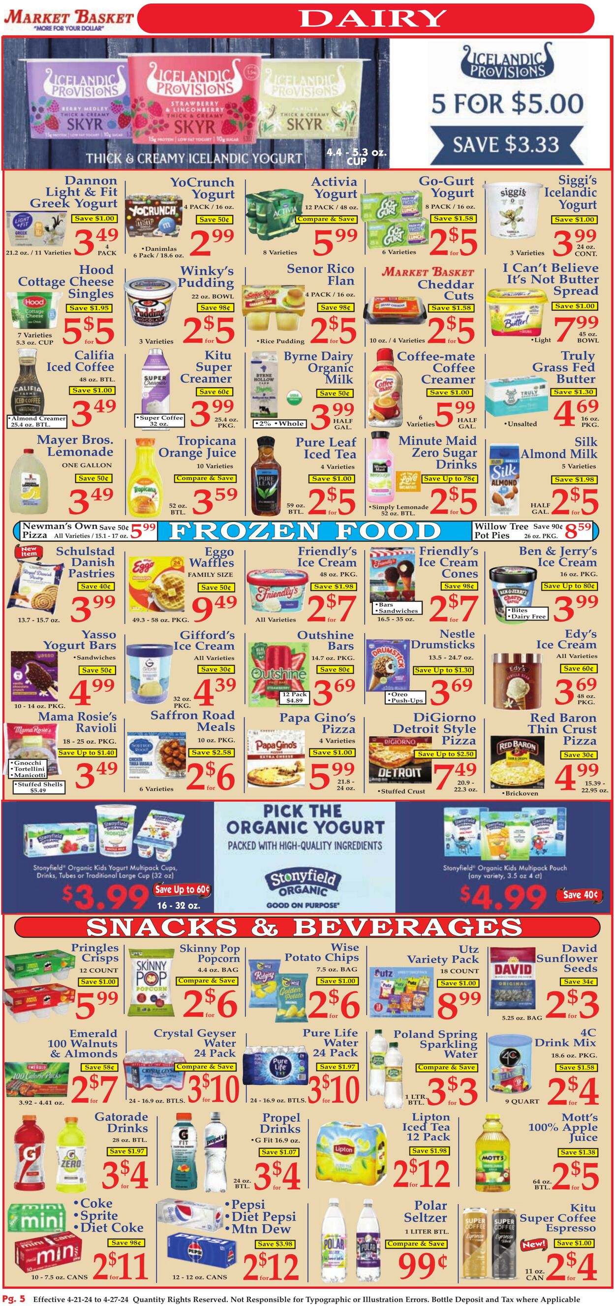 Weekly ad Market Basket 04/21/2024 - 04/27/2024