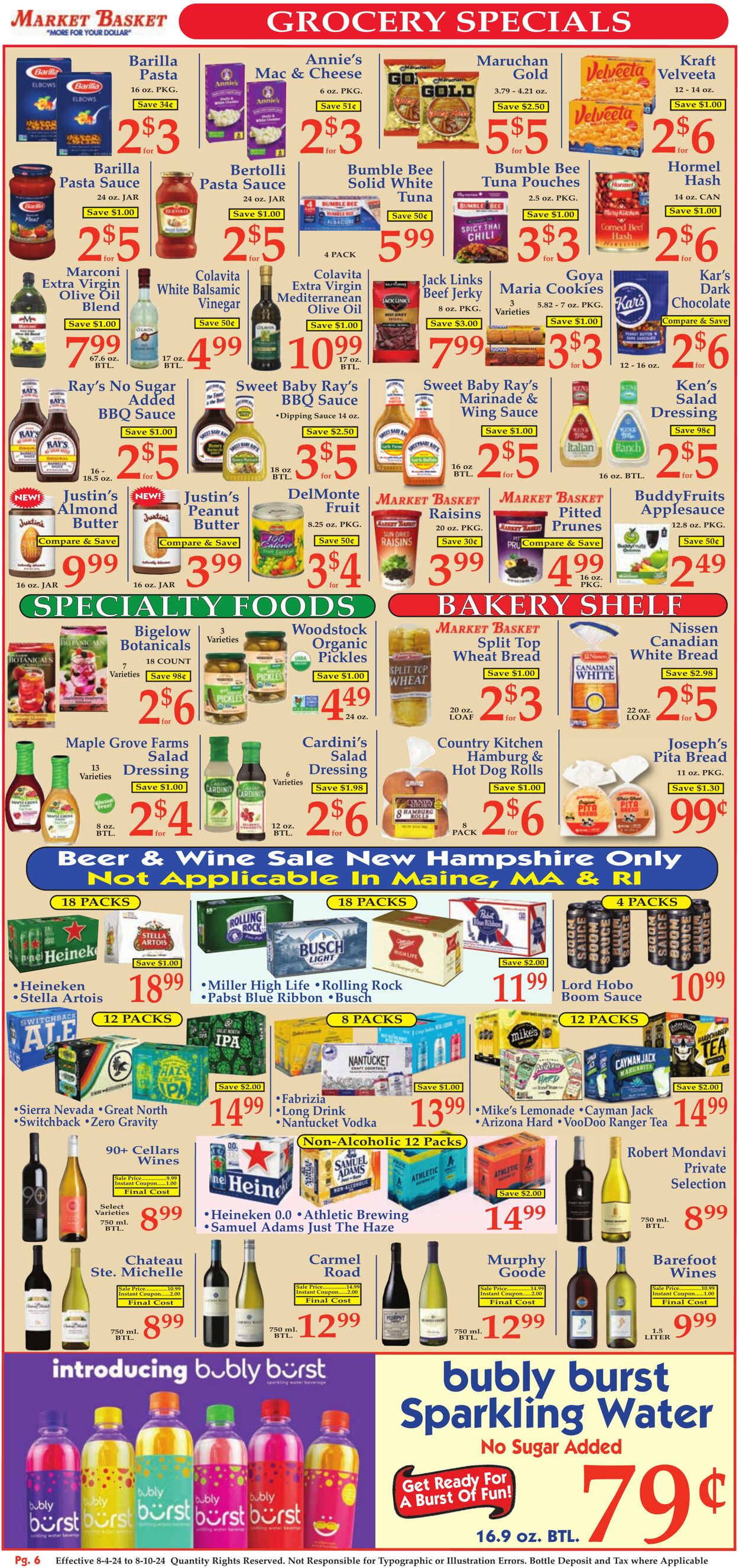 Weekly ad Market Basket 08/04/2024 - 08/10/2024