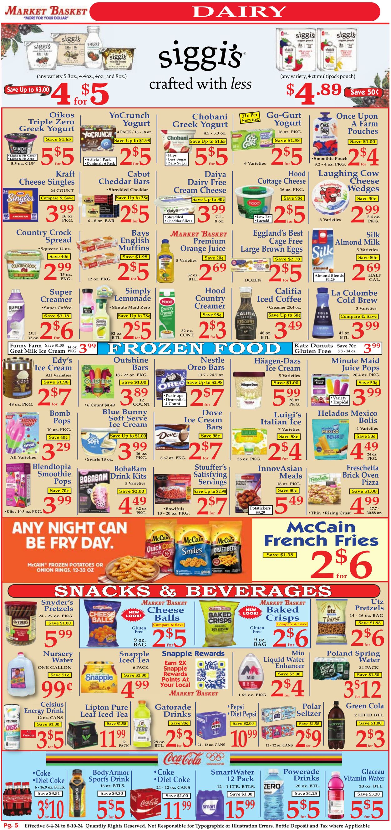 Weekly ad Market Basket 08/04/2024 - 08/10/2024