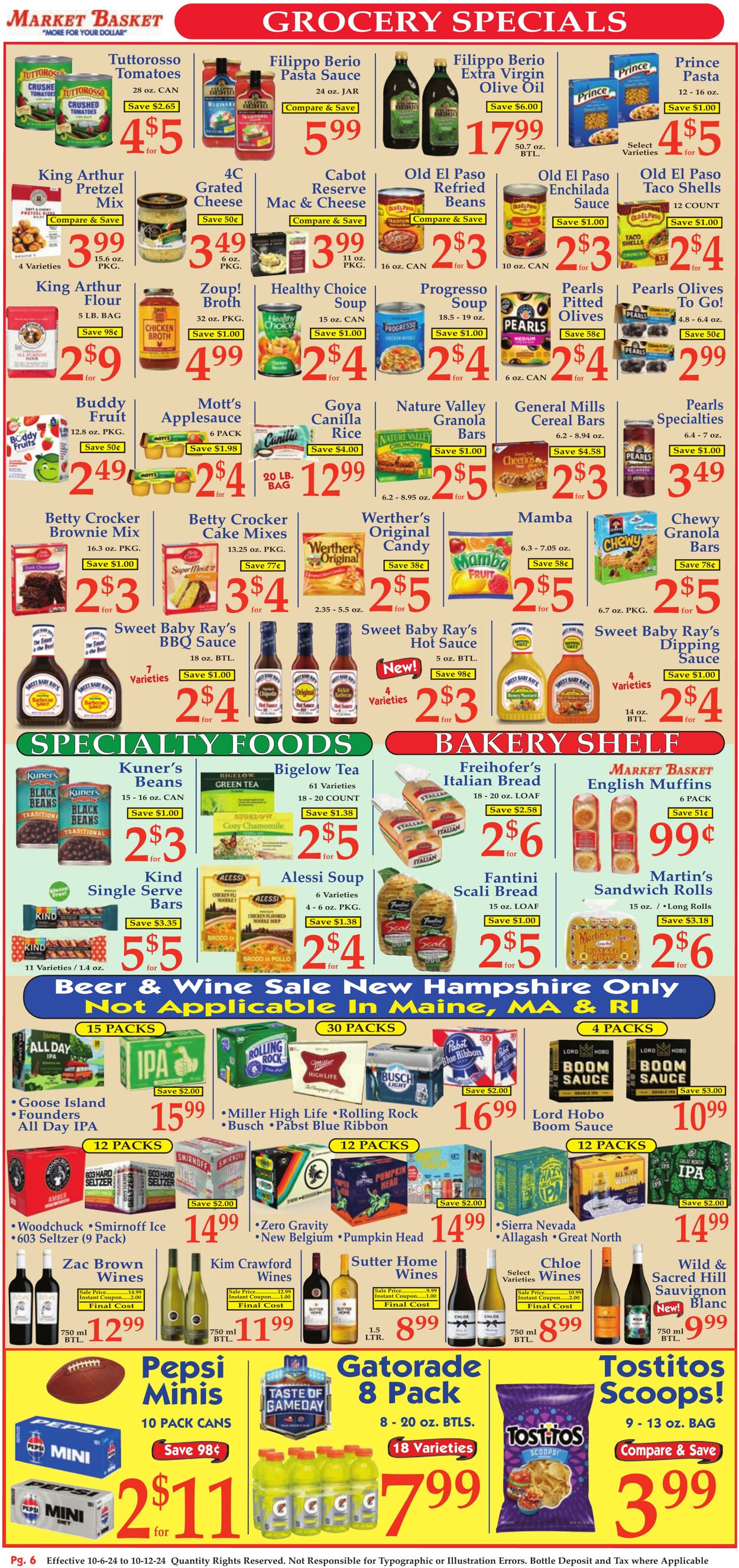 Weekly ad Market Basket 10/06/2024 - 10/12/2024