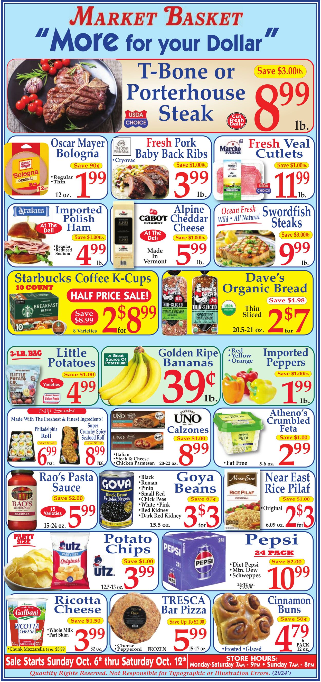 Weekly ad Market Basket 10/06/2024 - 10/12/2024