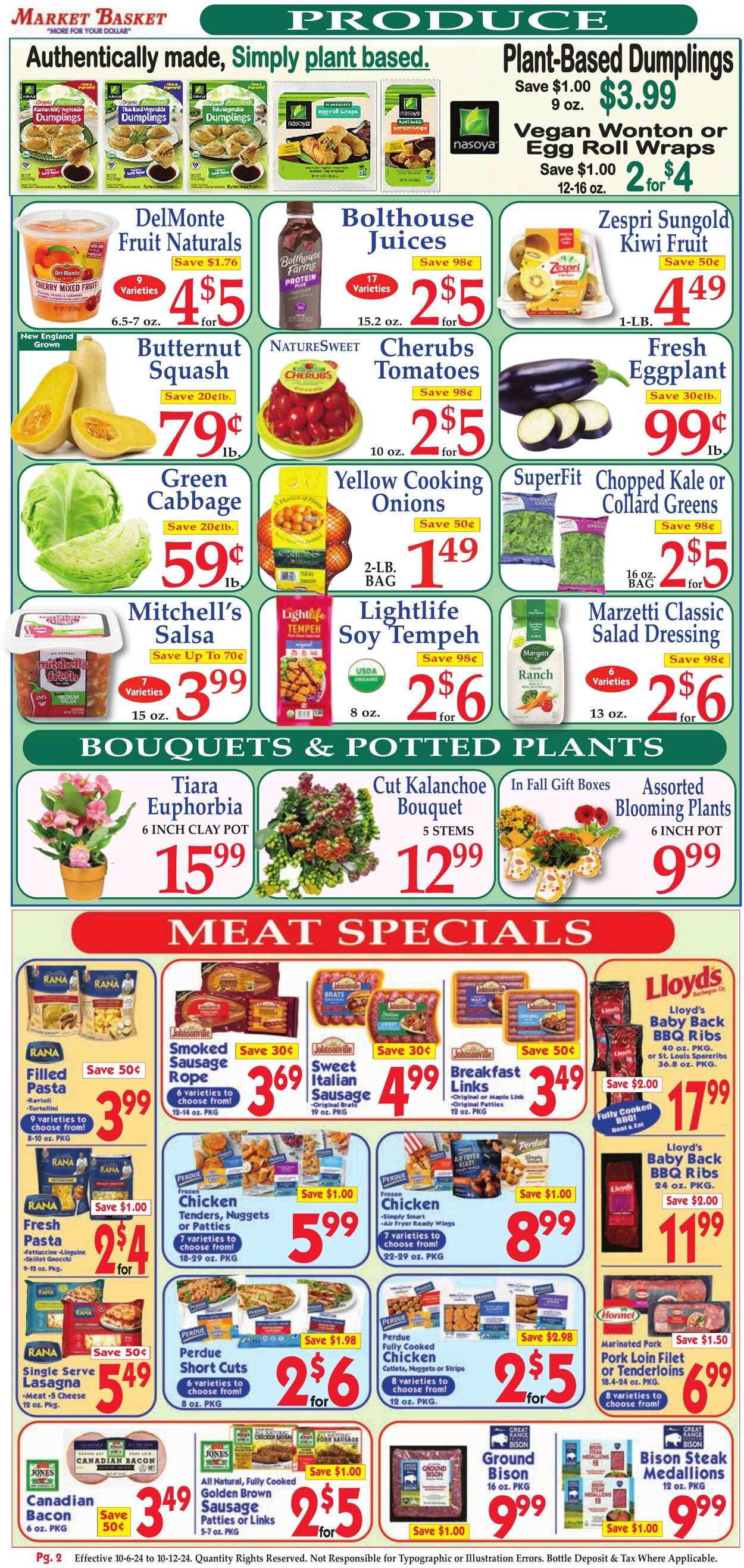 Weekly ad Market Basket 10/06/2024 - 10/12/2024