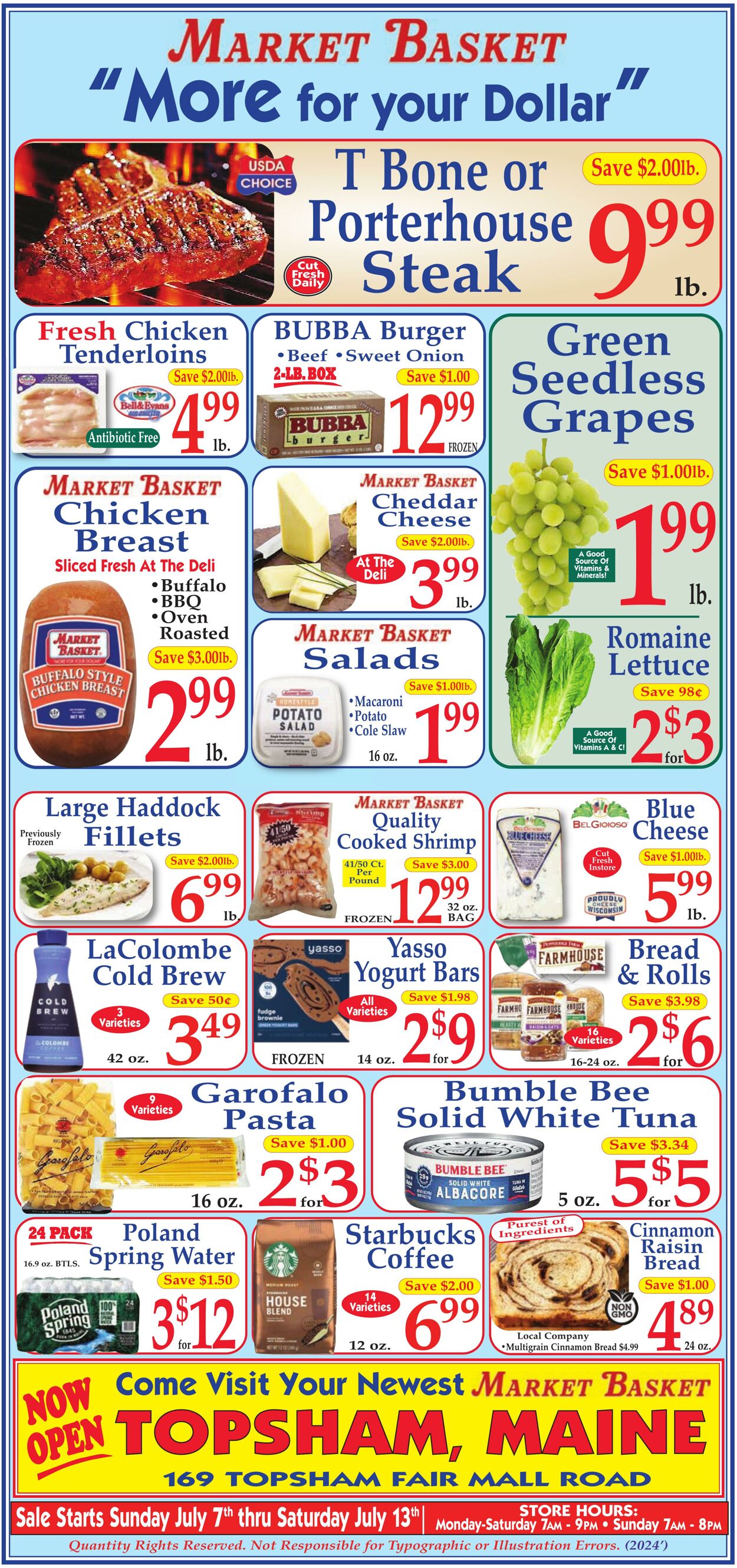 Weekly ad Market Basket 07/07/2024 - 07/13/2024