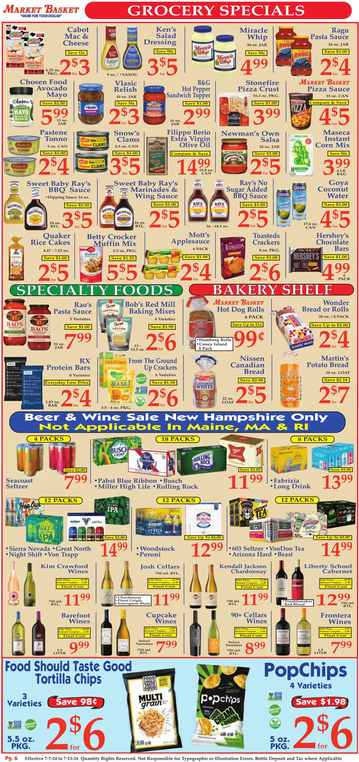 Weekly ad Market Basket 07/07/2024 - 07/13/2024