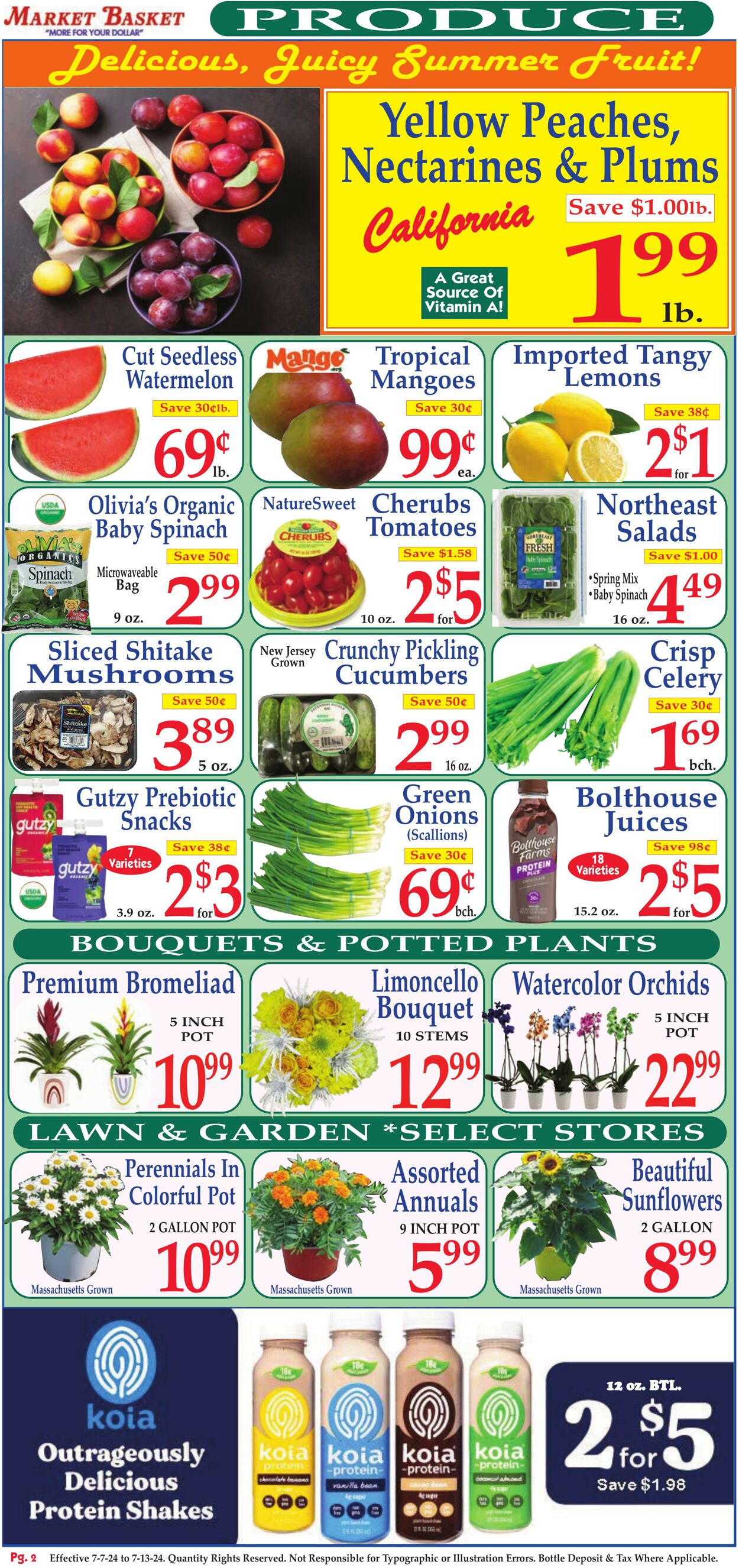 Weekly ad Market Basket 07/07/2024 - 07/13/2024