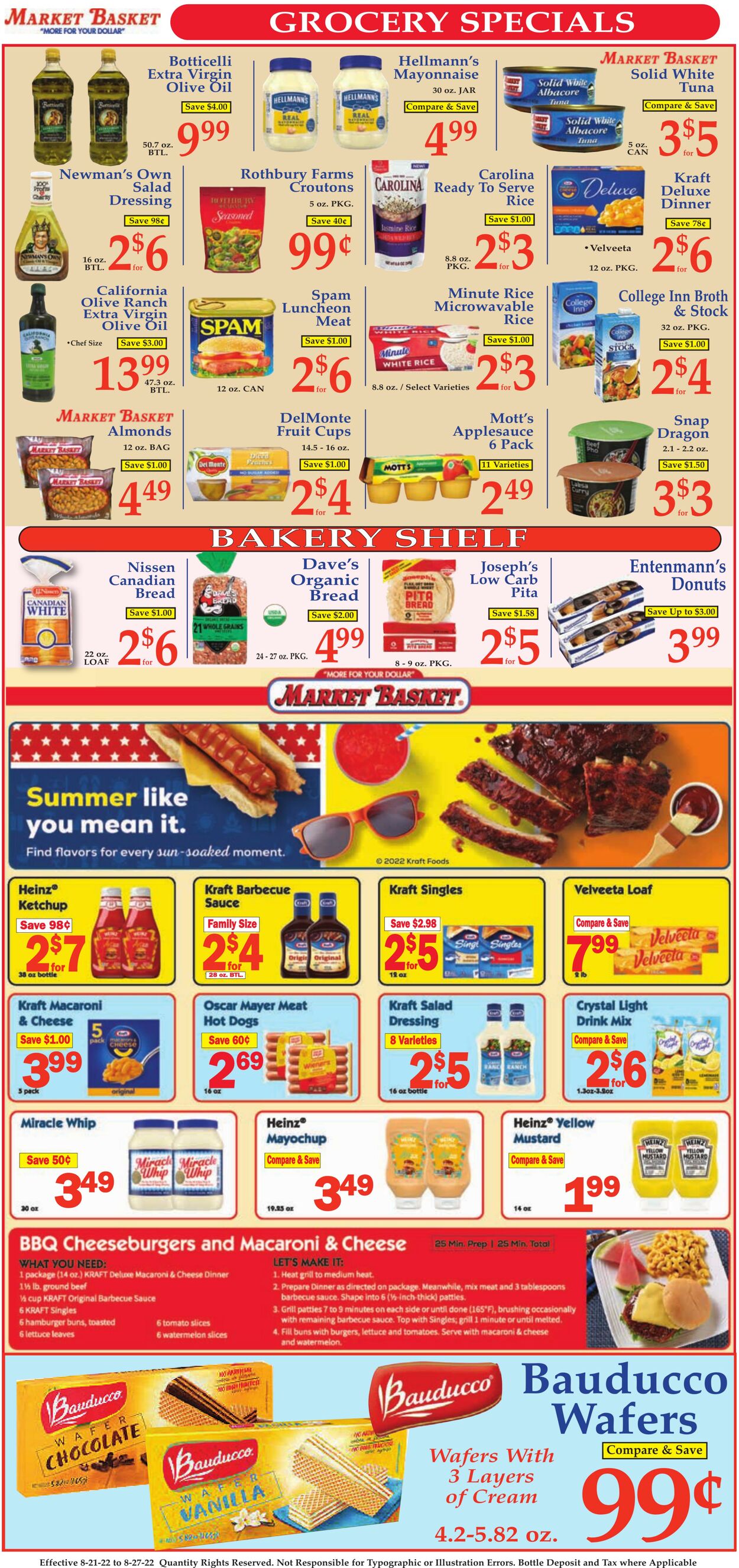 Weekly ad Market Basket 08/21/2022 - 08/27/2022
