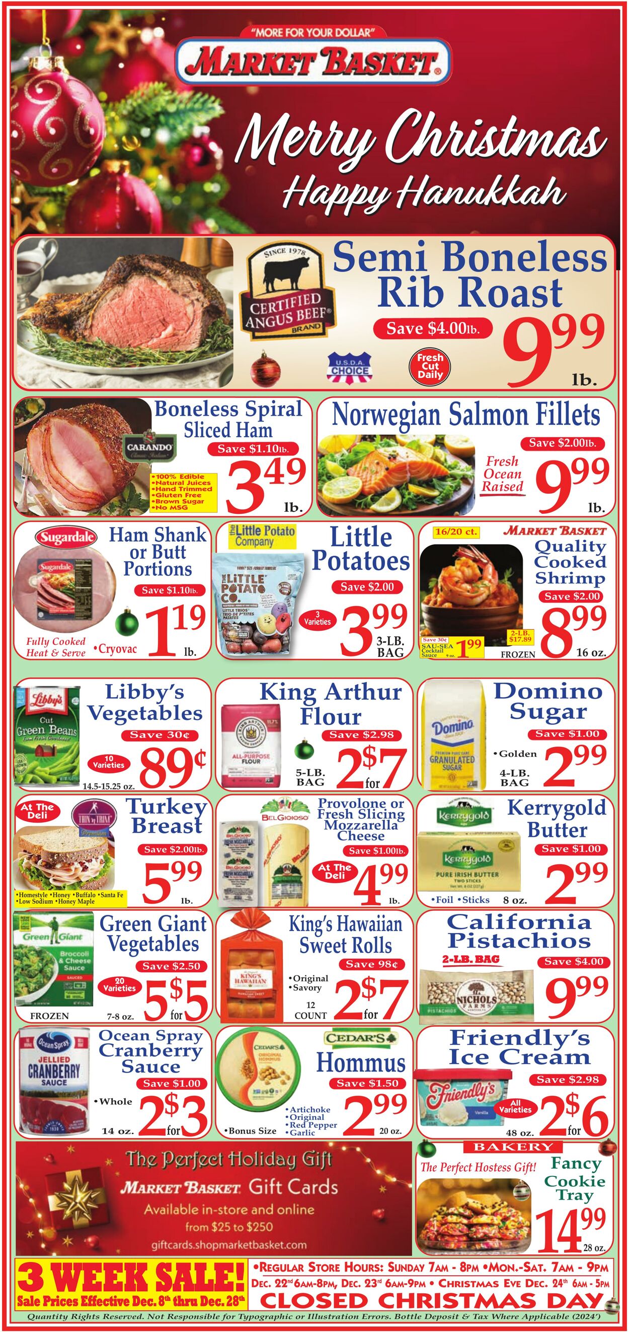 Weekly ad Market Basket 12/08/2024 - 12/28/2024