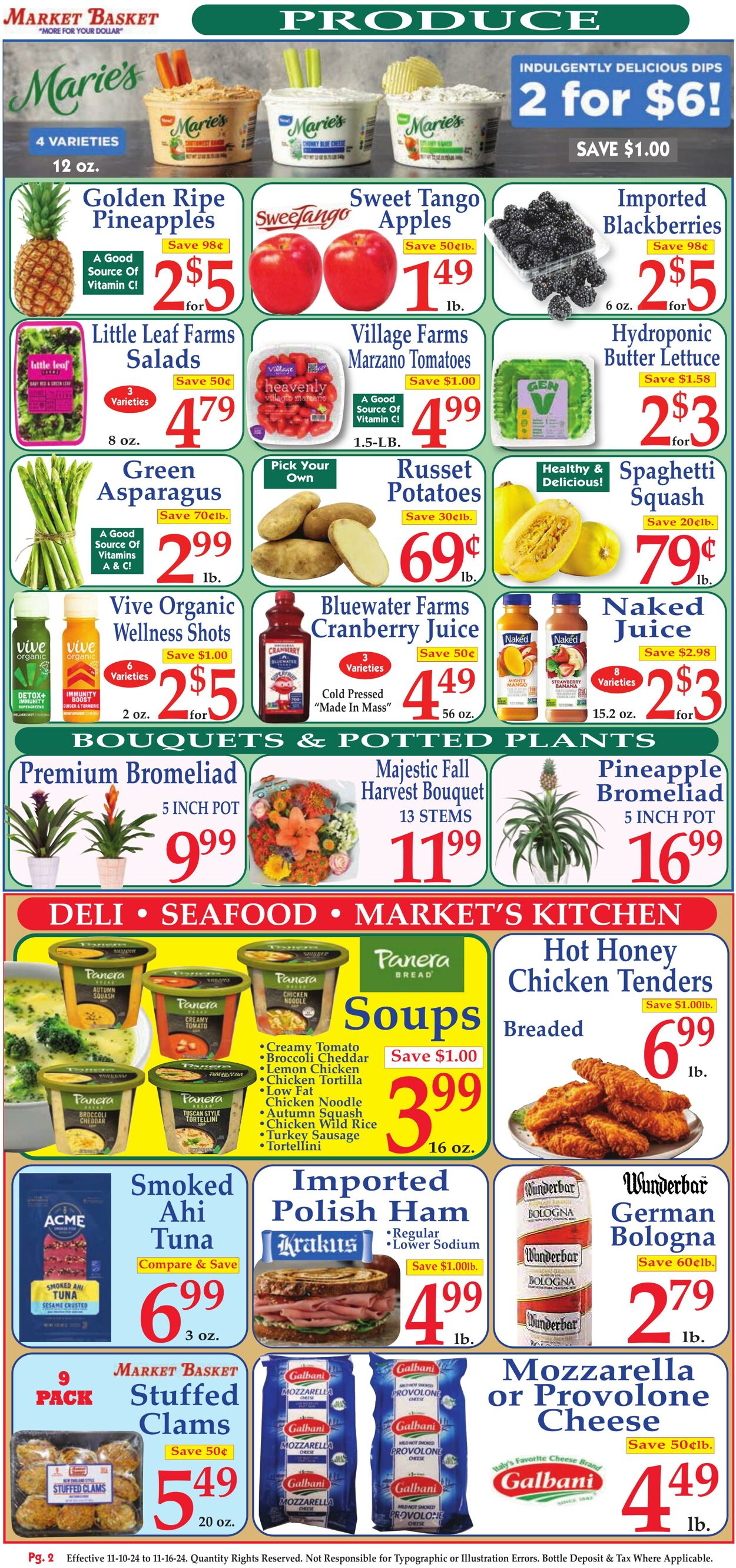 Weekly ad Market Basket 11/10/2024 - 11/16/2024