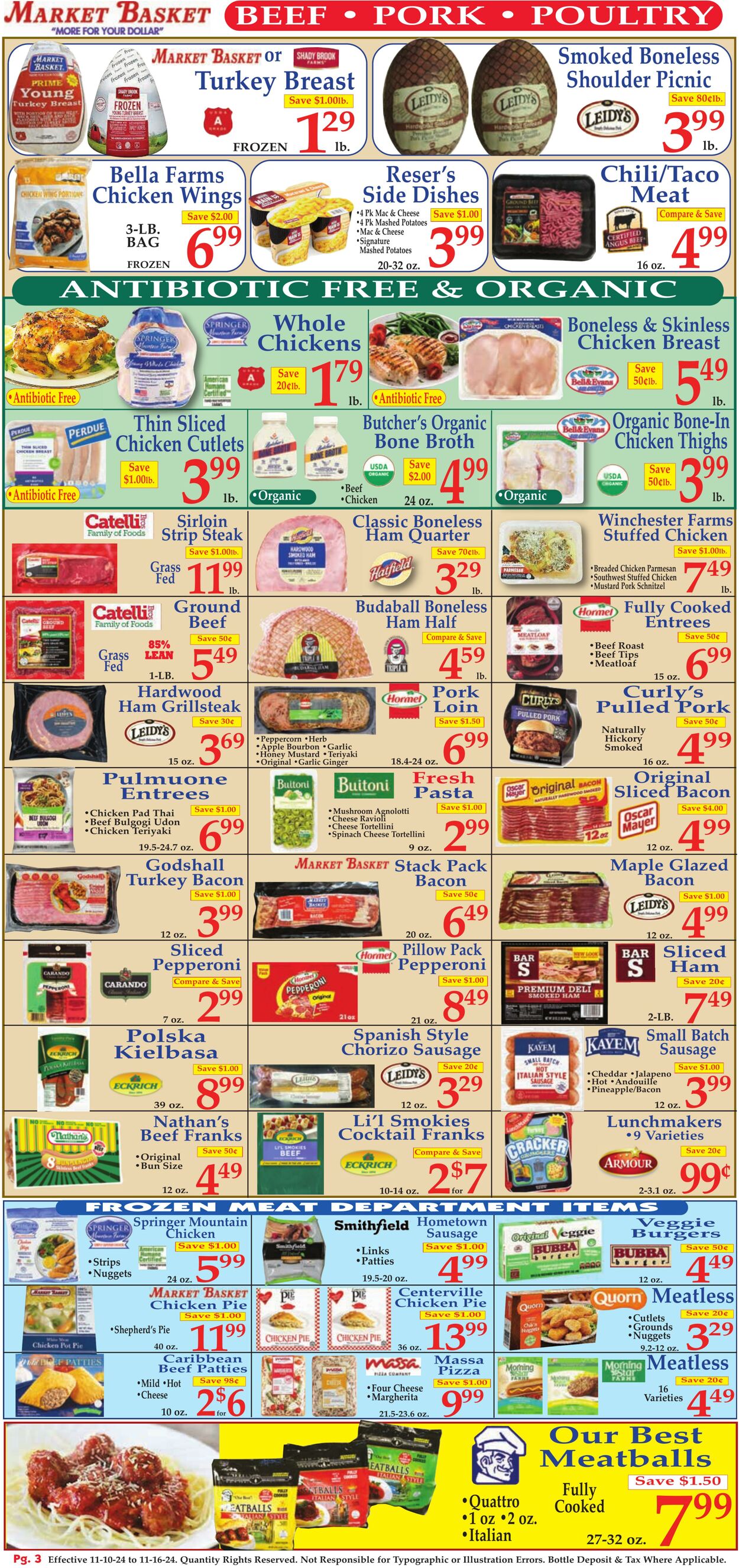 Weekly ad Market Basket 11/10/2024 - 11/16/2024