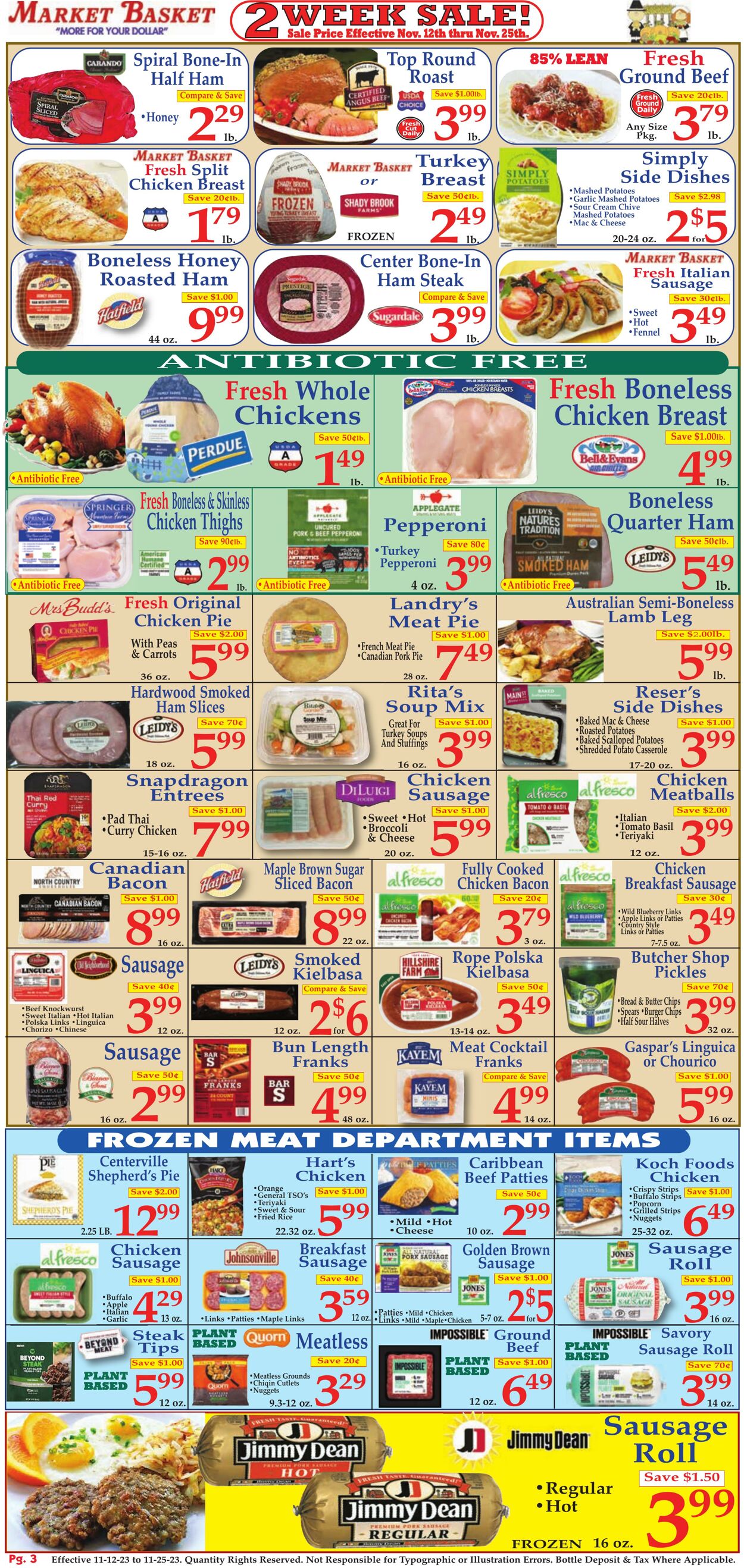 Weekly ad Market Basket 11/12/2023 - 11/25/2023